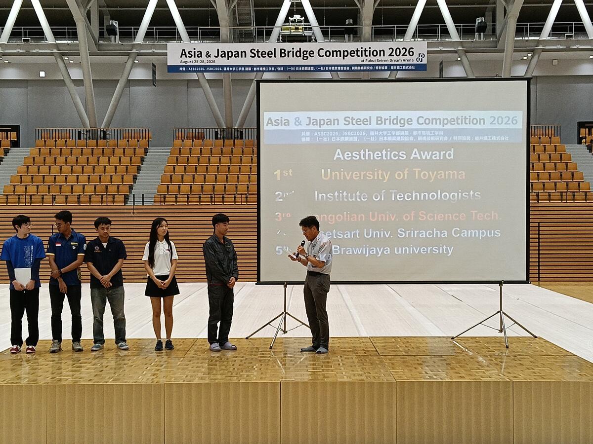 JSBC & ASBC 2026 美観競技2位の発表