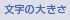 文字の大きさ