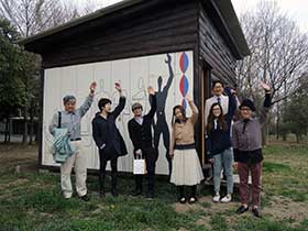2013年3月 完成した休暇小屋で
