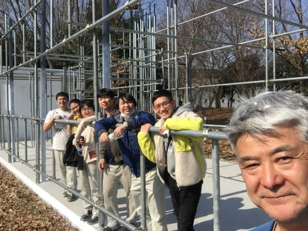 2021年3月 コル「小さな家_母の家」施工現場にて