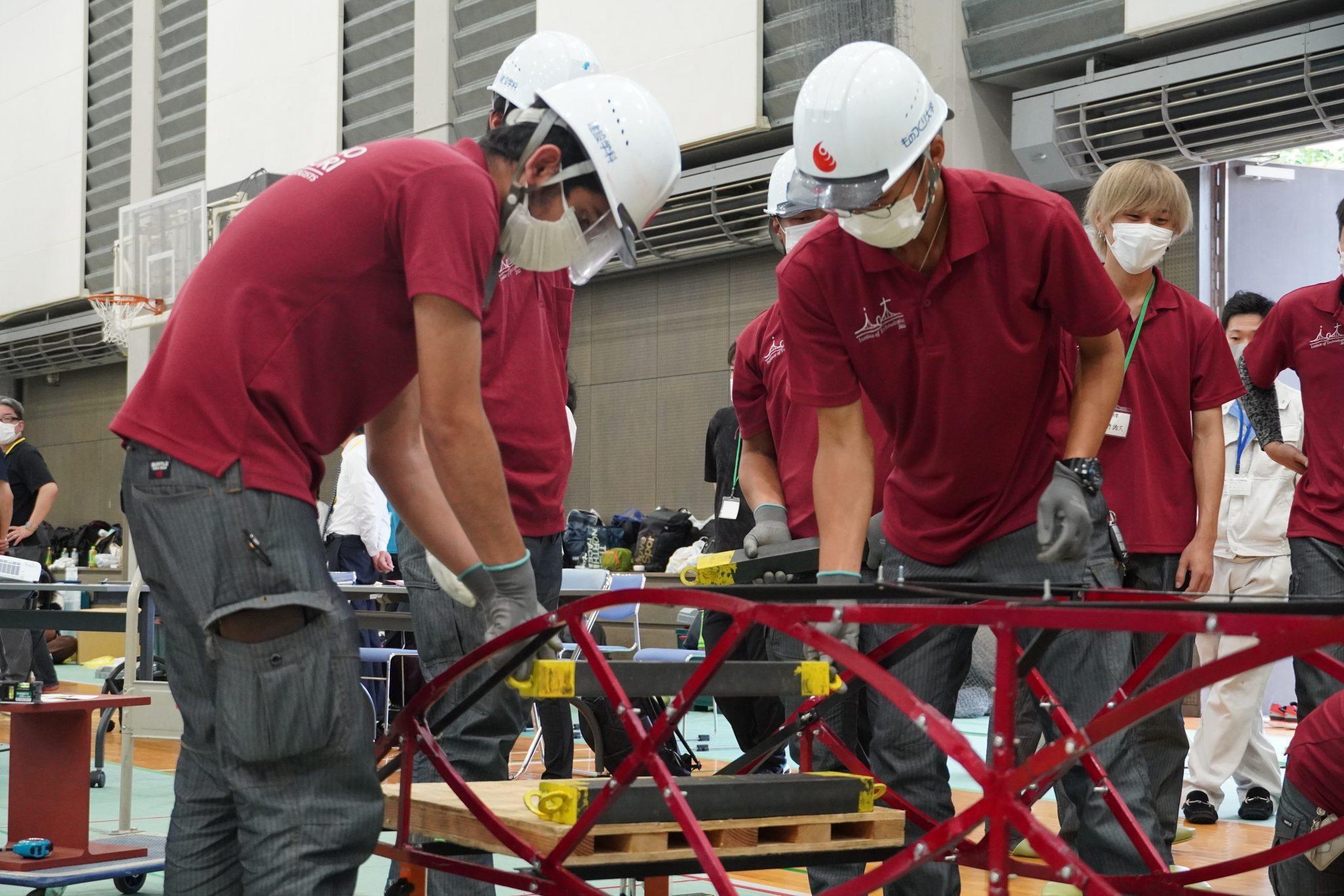 Japan Steel Bridge Competition 2022 ものつくり大学だからこそ作れる橋梁モデル monogram Institute of Technologists