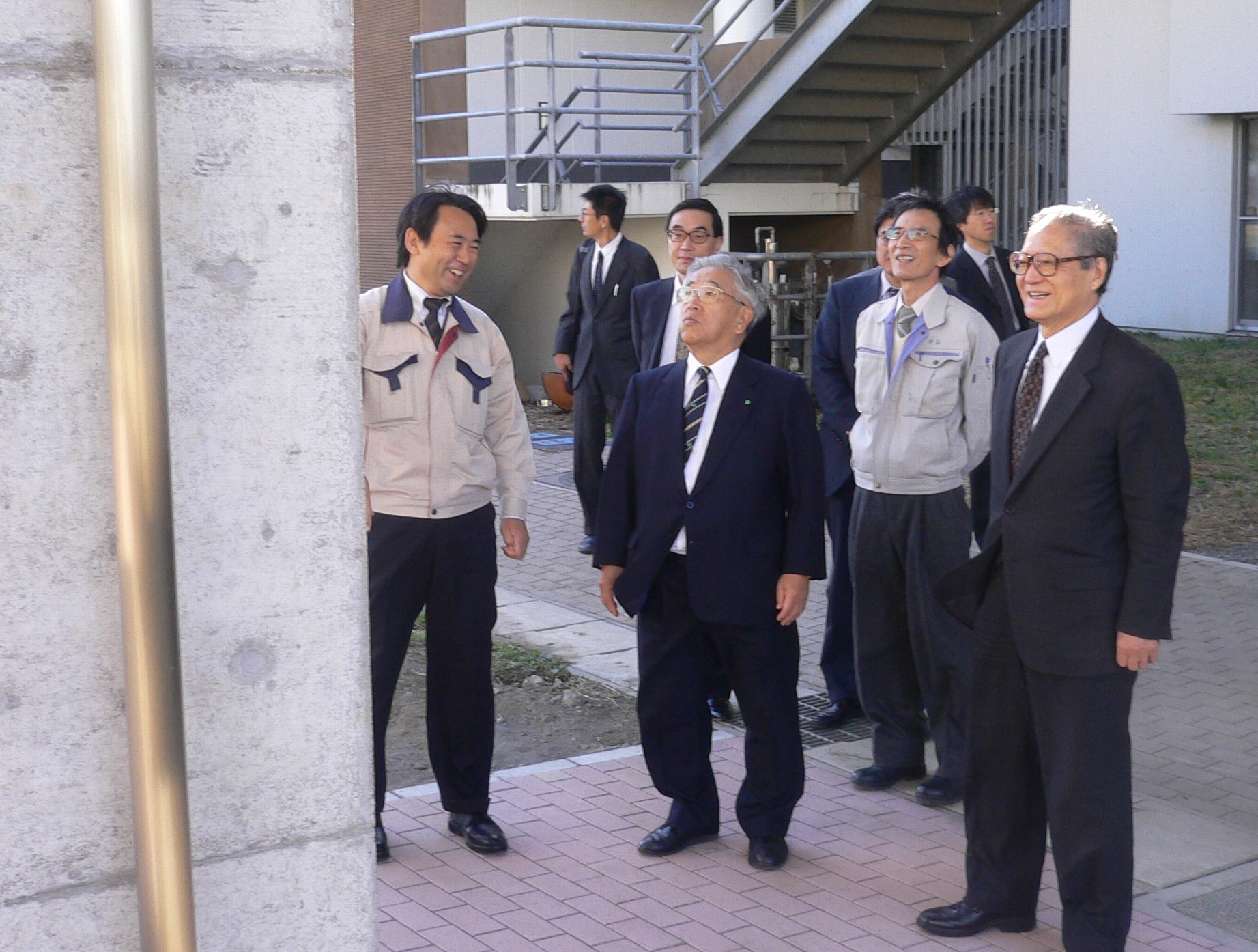 豊田章一郎氏－ものつくり大学訪問