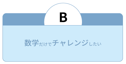 数学だけでチャレンジしたい