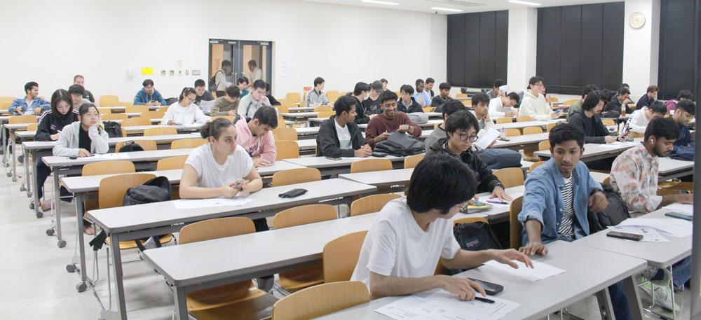 留学生の授業風景