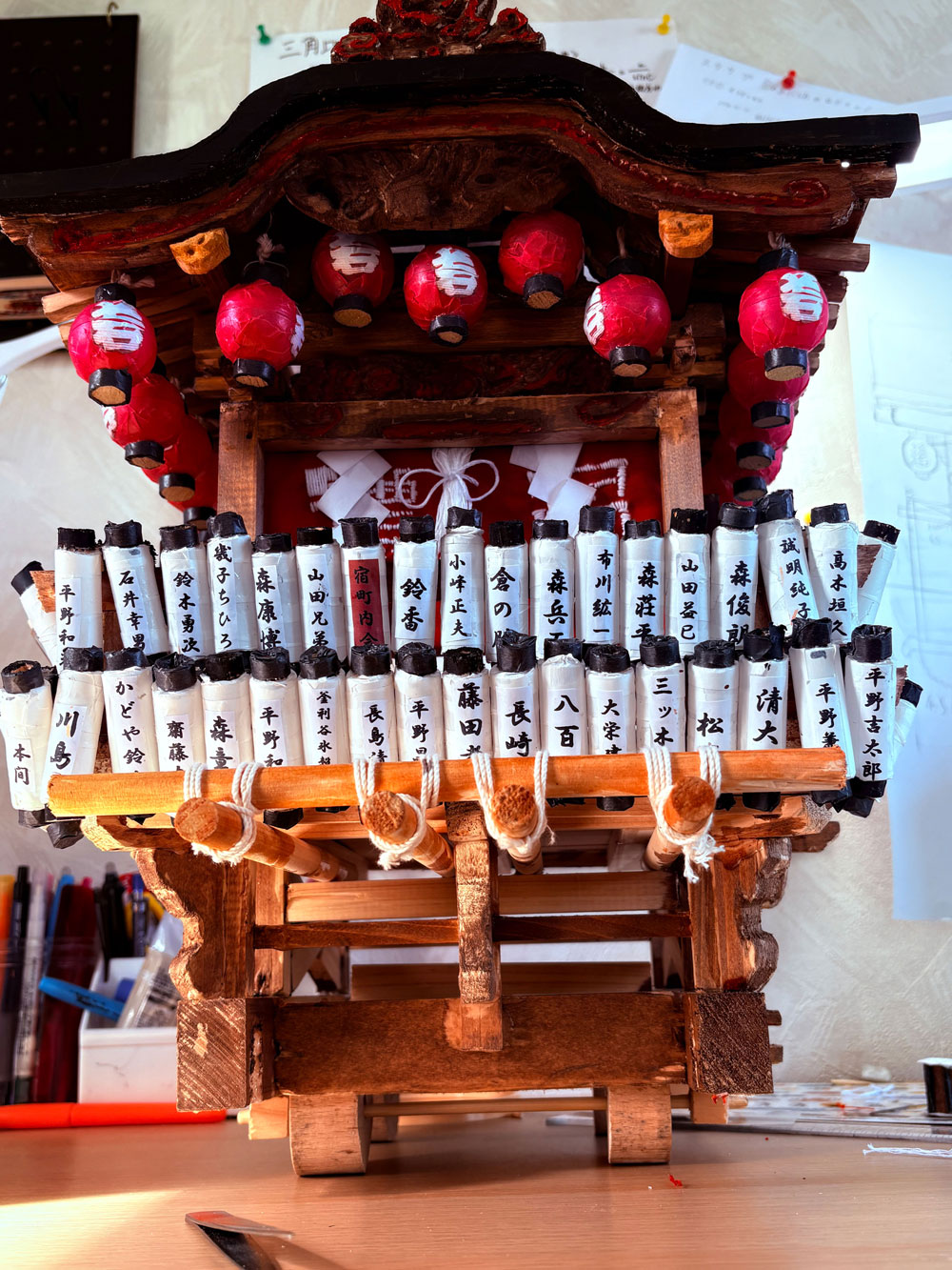 祭礼山車屋台模型